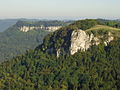 Lochenstein im Vordergrund, Lochenhörnle im Hintergrund