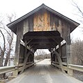 Holmes Creek Covered Bridge, Charlotte, VT (Looking North): 26 Apr 2015