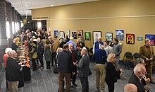 Picture of ASO Patrons at the Intermission Reception at Thayer Academy