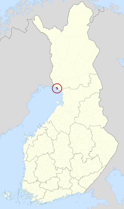 Location of Kemi in Finland