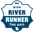 Missouri River Runner (PD under Text Logo)