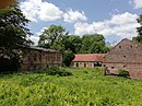 Schlabener Mühle mit Wassermühle einschließlich ihrer technischen Einrichtung und Wohnbereich, zwei Nebengebäuden sowie Hofpflasterung und Mühlenstau