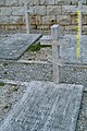 Orthodox (front) and Catholic (rear) gravestones at Monte Cassino