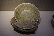 Sha Bu Kiln Green Porcelain Bowl and Covered Bowl from Northern Song