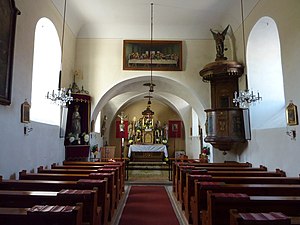 Langhaus, Blick zum Chor