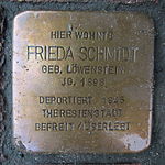 Stolperstein Rehburg-Loccum Heidtorstraße 28 Frieda Schmidt