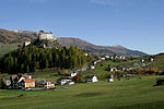 Lai da Tarasp mit Schloss Tarasp