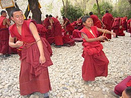 Monks at Drepung