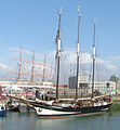 Die Oosterschelde in Oostende (Belgien)