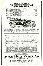 1910 Selden Model 35 advertisement