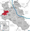 Lage der Gemeinde Abenberg im Landkreis Roth