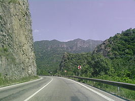 De E81 in Roemenië