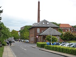 The building of the former railway station