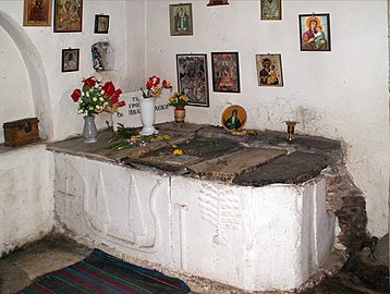 The tomb of John of Rila, near Rila Monastery.