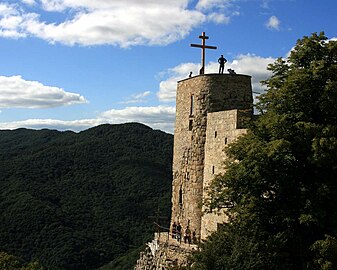 St. Anton's Tower, Martqopi Monastery, Georgia.