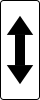 T-25b "plate indicating continuation of stopping or parking prohibition"