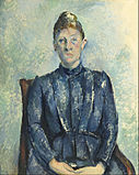 Madam Cézanne serada 1890–1892 Musée de l'Orangerie
