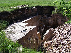 Einer von 54 Steinbrüchen im Gebiet