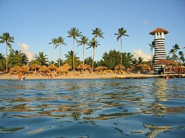 Strand und Bar