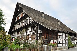Das Haus Baer, eines der zwei Kulturgüter von nationaler Bedeutung in Rifferswil