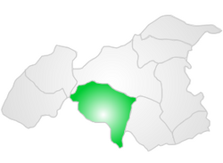 Şahinbey'in Gaziantep'teki konumu