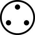 Spanner 3 Holes (Microtech 3-Pin) head scheme, svg, this file