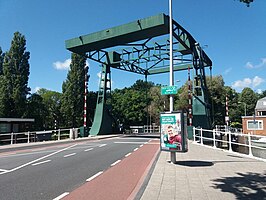 De Singelbrug gezien vanuit de Utrechtse Veer.