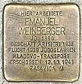 Stolperstein für Emanuel Weinberger