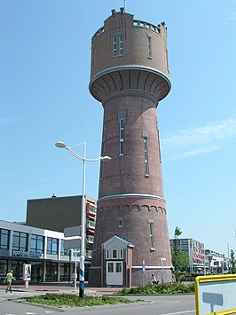 Nieuwe watertoren na de restauratie van 2005