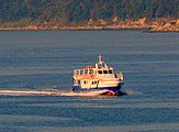 Ferry plying the Inland Sea between Ōzushima and Honshū