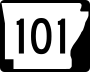 Highway 101 marker