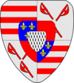 Coat of arms of the Belgian municipality of Celles lez Tournai.