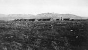 Civilian Conservation Corp camp at Milford, Utah