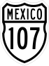 Federal Highway 107 shield