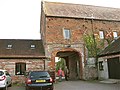 Arch from within courtyard