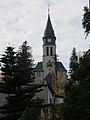 Kirche sowie Kirchhof mit ehemaliger Kirchhofskapelle