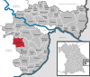 Lage der Gemeinde Haarbach im Landkreis Passau