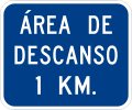 D5-1 Rest area XX kilometers