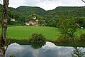 Blick über den Doubs nach Montjoie-le-Château