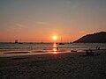 Δύση του ηλίου στην παραλία Νάι Χαρν, νότιο Πουκέτ