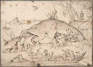 Die großen Fische fressen die kleinen (Pieter Bruegel der Ältere)