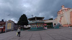 Chiconquiaco main plaza