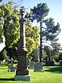 Grabmal von Christian und Helene Strybing im Cypress Lawn Cemetery in Colma bei San Francisco.