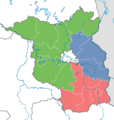 Verwaltungsgerichts­bezirke in Brandenburg