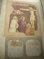 Stefano di Antonio Vanni (attr.),Crocifissione con la Vergine e san Romualdo affresco, Volterra, chiesa di Sant'Agostino