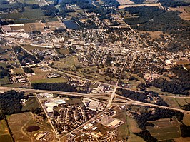 Batesville gezien vanuit de lucht