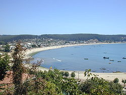 Dichato Bay in 2007