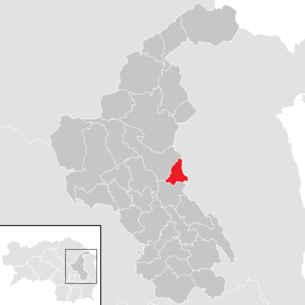 Lage der Gemeinde Floing (Steiermark) im Bezirk Weiz (anklickbare Karte)