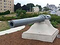 6"/30 caliber gun salvaged from USS Maine in Fort Allen Park