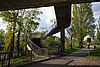 Gürtelbrücke, Stiegenanlage Donaukanal linkes Ufer